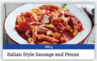 M & M Food Market Italian Style Sausage and Penne offer