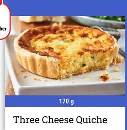 M & M Food Market Three Cheese Quiche offer