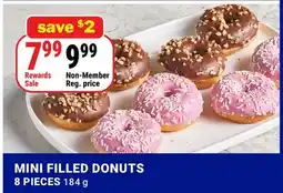 M & M Food Market MINI FILLED DONUTS offer