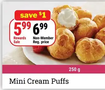 M & M Food Market Mini Cream Puffs offer