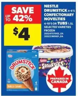 Real Canadian Superstore Nestle Drumstick & Confectionary Novelties offer