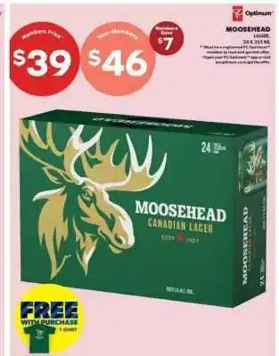 Real Canadian Liquorstore Moosehead Lager offer