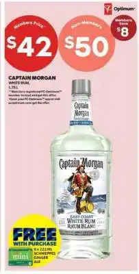 Real Canadian Liquorstore Captain Morgan White Rum offer