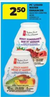 Real Canadian Superstore PC Liquid Water Enhancer offer