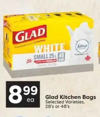 Quality Foods Glad Kitchen Bags offer