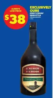 Real Canadian Liquorstore KING’S CROSS Irish Style Cream Liqueur offer