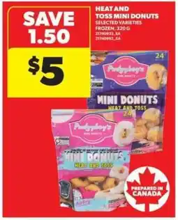 Real Canadian Superstore Heat and Toss Mini Donuts offer