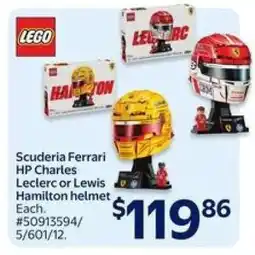 Walmart LEGO Scuderia Ferrari HP Helmet offer