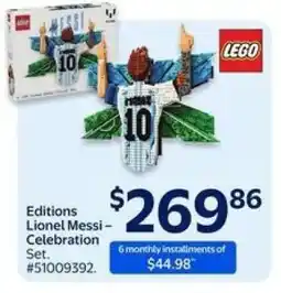 Walmart Editions Lionel Messi – Celebration Set offer