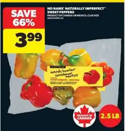 Real Canadian Superstore NO NAME NATURALLY IMPERFECT SWEET PEPPERS offer