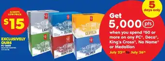 Real Canadian Liquorstore PC Beer offer