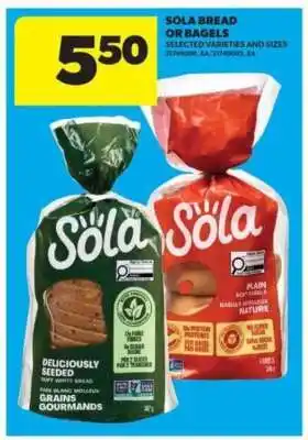 Real Canadian Superstore Sola Bread or Bagels offer