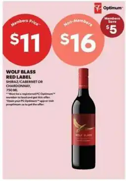 Real Canadian Liquorstore Wolf Blass Red Label offer