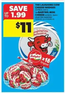 Real Canadian Superstore The Laughing Cow Cheese Wedges or Babybel Mini Cheese offer