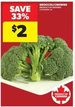 Real Canadian Superstore BROCCOLI CROWNS offer