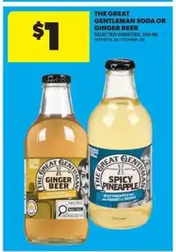 Real Canadian Superstore The Great Gentleman Soda or Ginger Beer offer