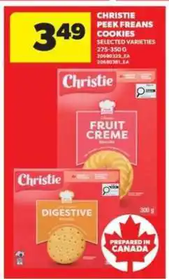 Real Canadian Superstore Christie Peek Freans Cookies offer