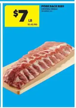 Real Canadian Superstore PORK BACK RIBS offer