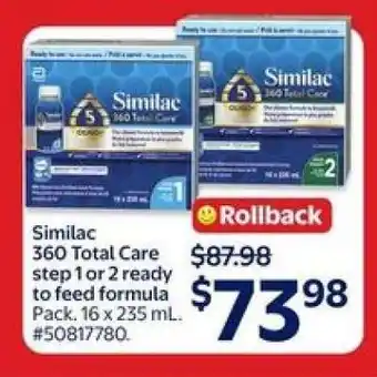 Walmart Similac 360 Total Care offer
