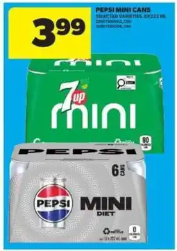 Real Canadian Superstore PEPSI MINI CANS offer