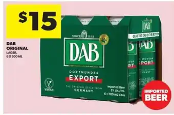 Real Canadian Liquorstore DAB Original Lager offer