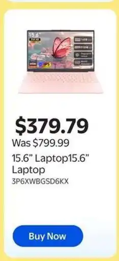 Walmart 15.6” Laptop offer