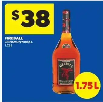 Real Canadian Liquorstore Fireball Cinnamon Whisky offer
