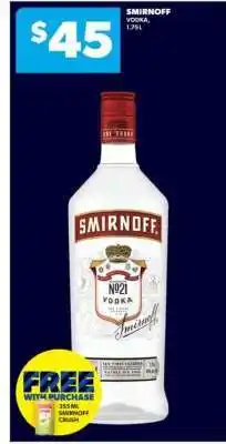Real Canadian Liquorstore Smirnoff Vodka offer