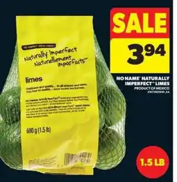 Real Canadian Superstore NO NAME NATURALLY IMPERFECT LIMES offer