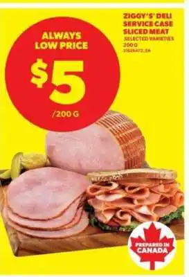 Real Canadian Superstore Ziggy's Deli Service Case, Sliced Meat offer