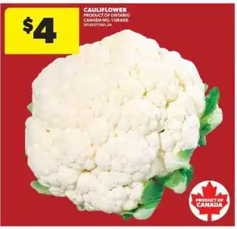 Real Canadian Superstore CAULIFLOWER offer