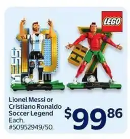 Walmart LEGO Soccer Legend offer
