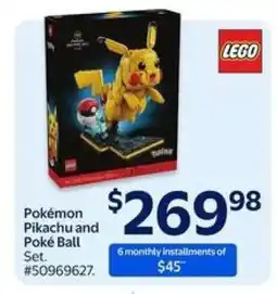 Walmart Pokémon Pikachu and Poké Ball Set offer