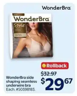 Walmart WonderBra offer
