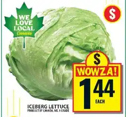 Food Basics Iceberg Lettuce offer