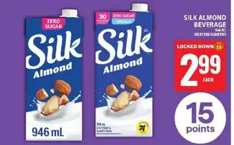 Food Basics SILK ALMOND BEVERAGE offer