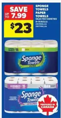 Real Canadian Superstore Sponge Towels Paper Towels offer