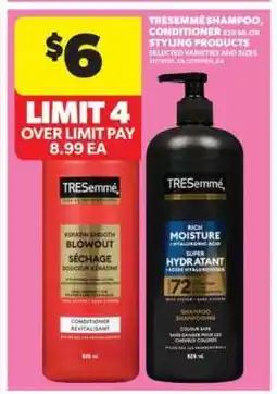 Real Canadian Superstore TRESemmé Shampoo, Conditioner or Styling Products offer