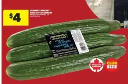 Real Canadian Superstore FARMER'S MARKET ENGLISH CUCUMBERS offer