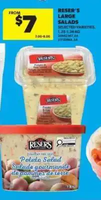 Real Canadian Superstore RESER'S LARGE SALADS offer