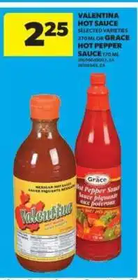 Real Canadian Superstore Valentina Hot Sauce or Grace Hot Pepper Sauce offer