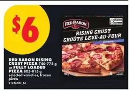 No Frills RED BARON Rising Crust Pizza offer