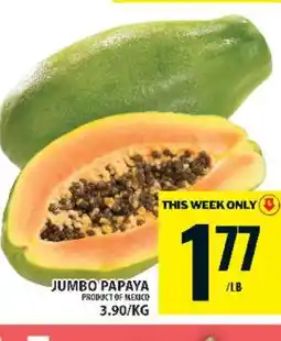 Food Basics Jumbo Papaya offer
