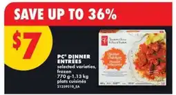 No Frills PC DINNER ENTRÉES offer