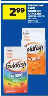 Real Canadian Superstore PEPPERIDGE FARM GOLDFISH CRACKERS offer