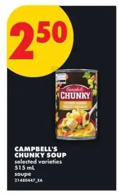 No Frills Campbell's Chunky Soup offer