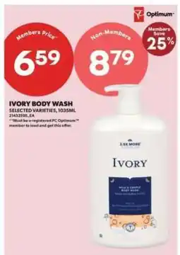 Real Canadian Superstore Ivory Body Wash offer