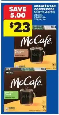 Real Canadian Superstore McCafé K-Cup Coffee Pods offer