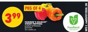 No Frills Farmer's Market Sweet Peppers offer