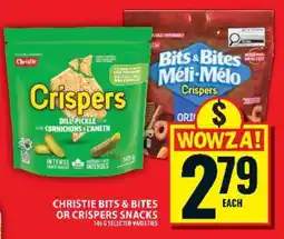 Food Basics CHRISTIE BITS & BITES OR CRISPERS SNACKS offer